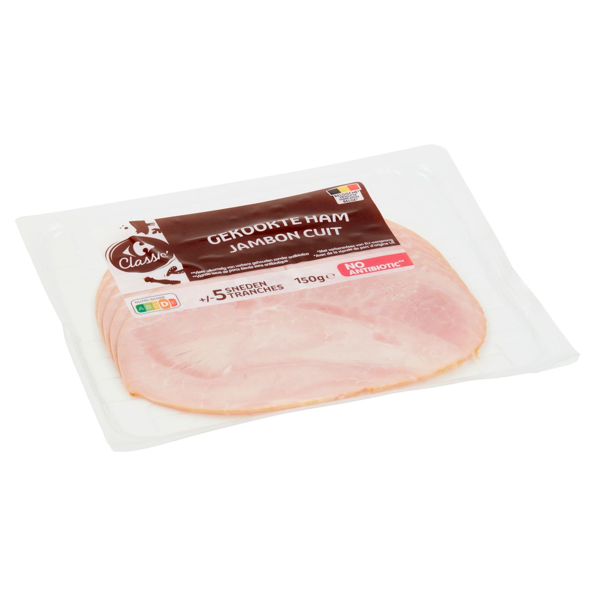 Carrefour Classic' Gerookte Ham 150 g
