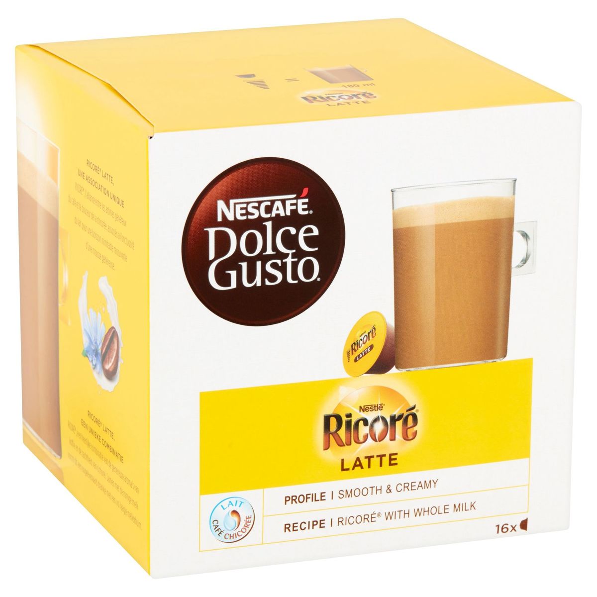 NESCAFÉ® Dolce Gusto® Ricoré Latte Koffie 16 Capsules per Doos