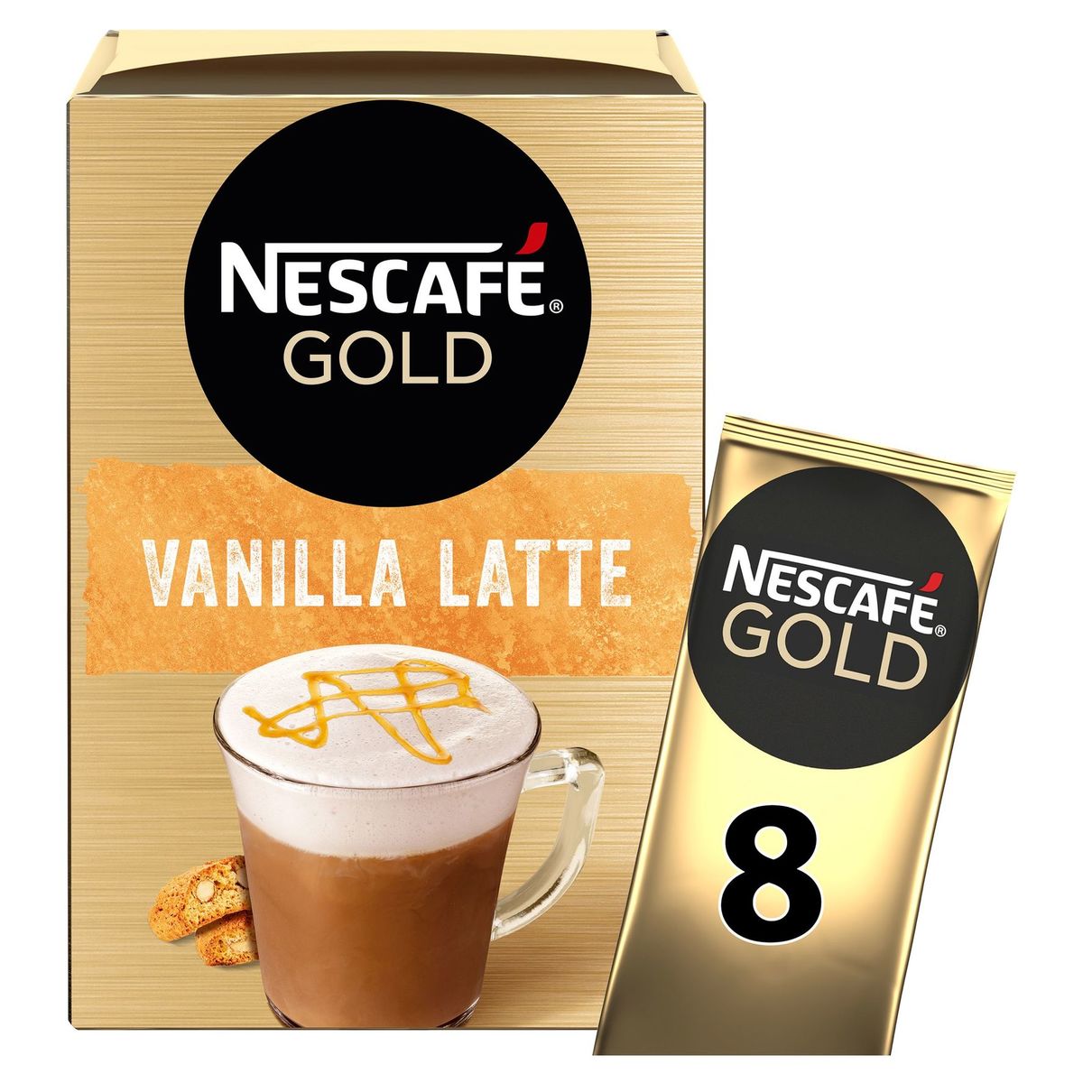 NESCAFE Café GOLD Vanilla Latte Sachets 148g