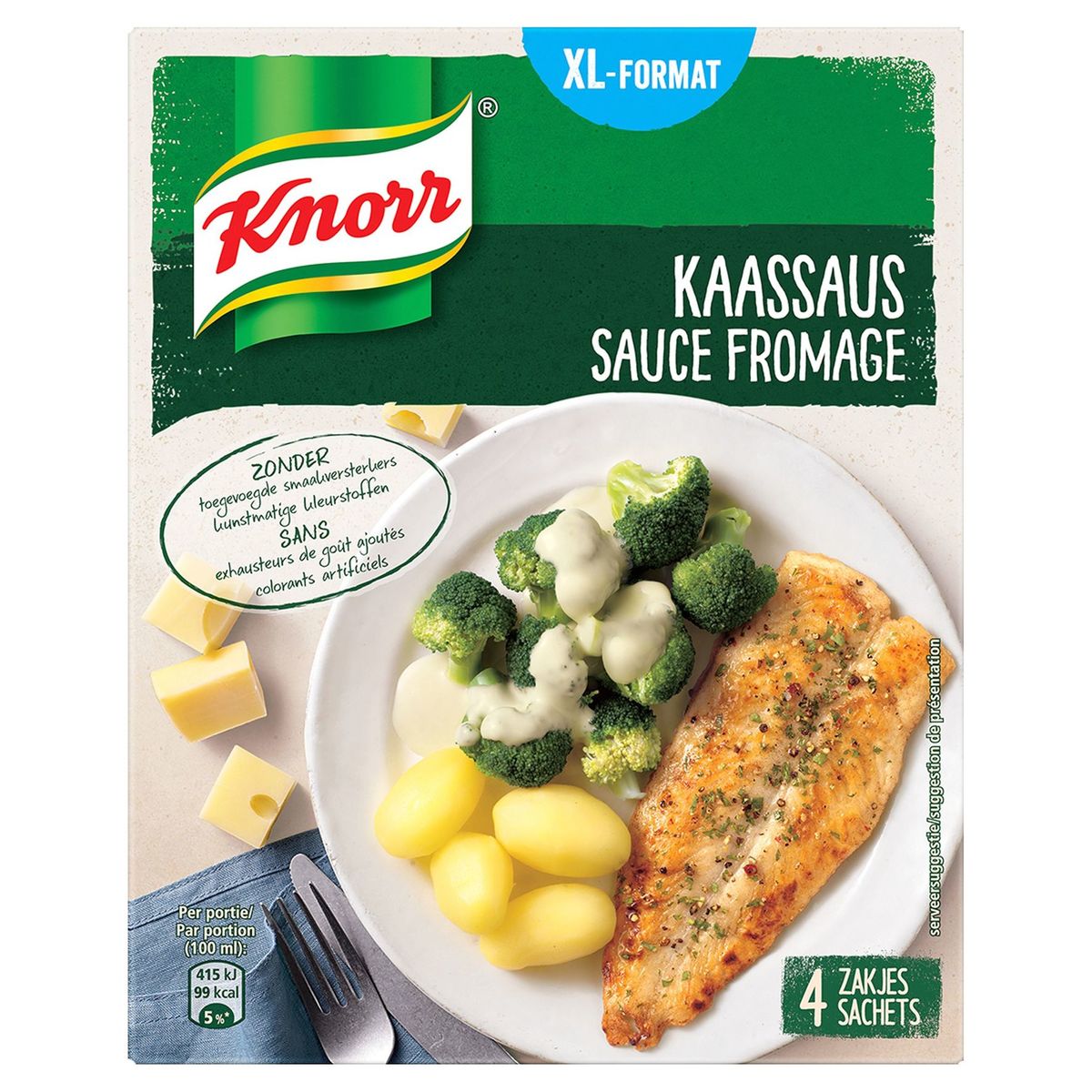 Knorr Sauces Déshydratées Fromage 4 x 28 g Carrefour Site