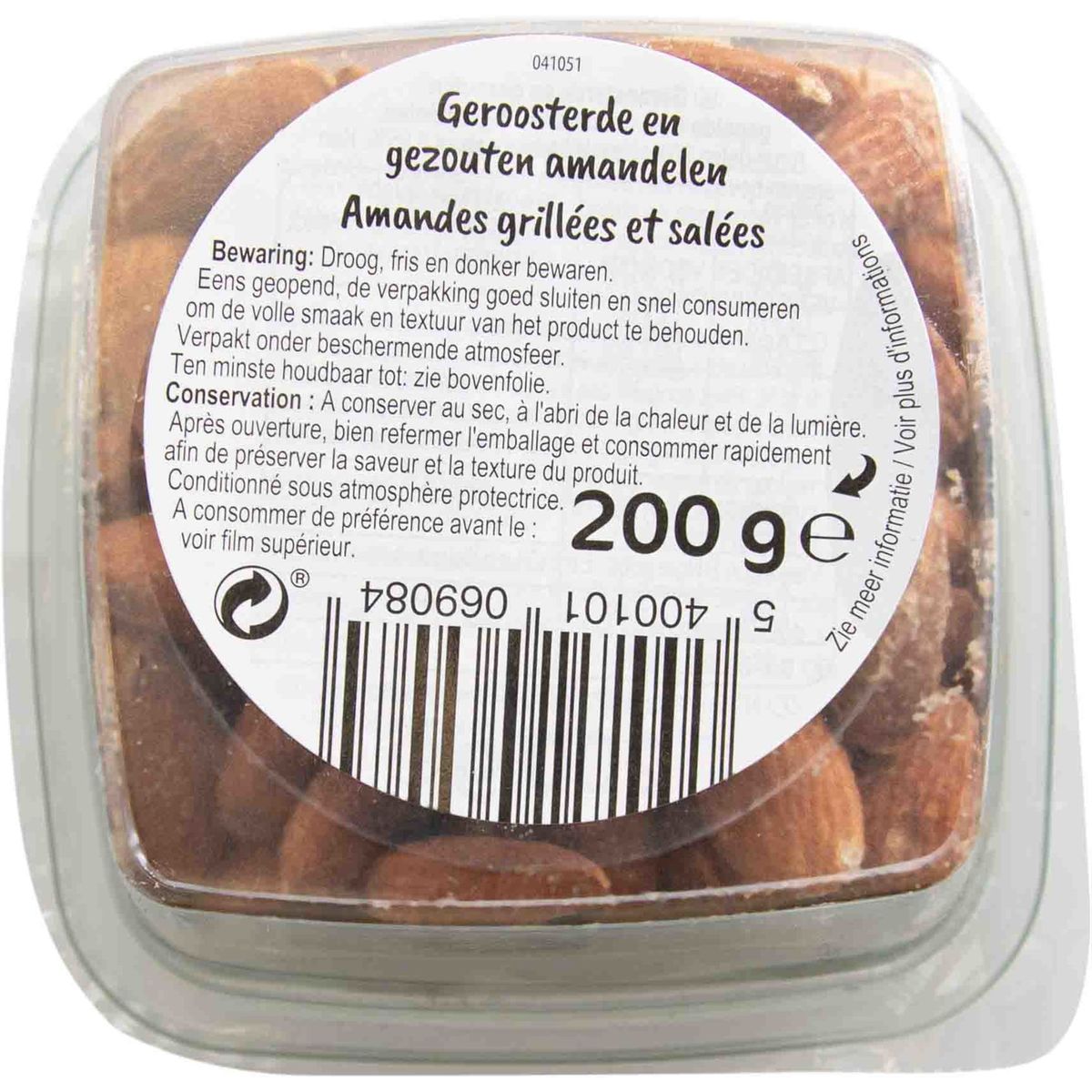 Carrefour The Market Nuts & Fruits Amandes Grillées et Salées Snacking 200 g