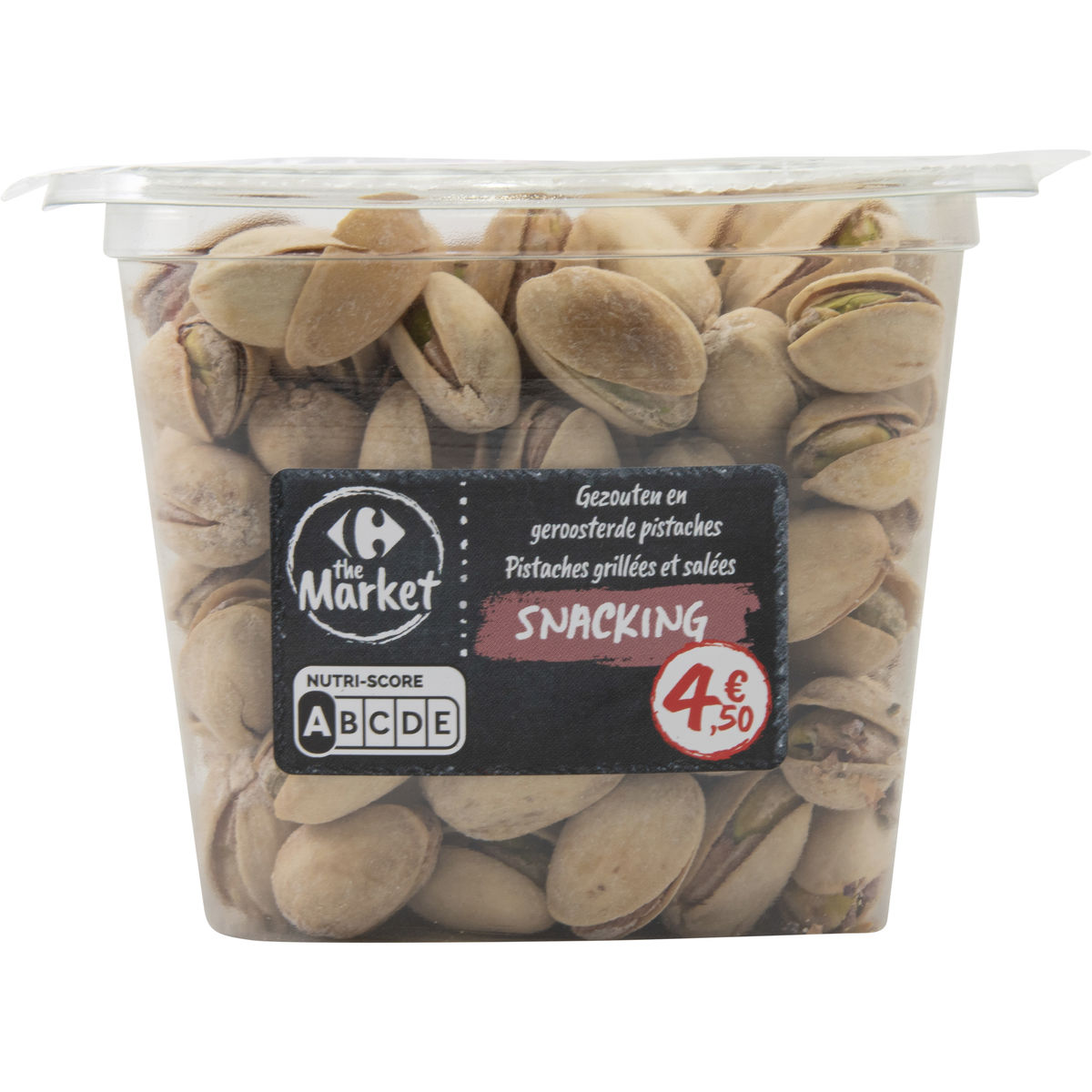 Carrefour Nuts & Fruits Geroosterde & Gezouten Pistachenoten 175 g