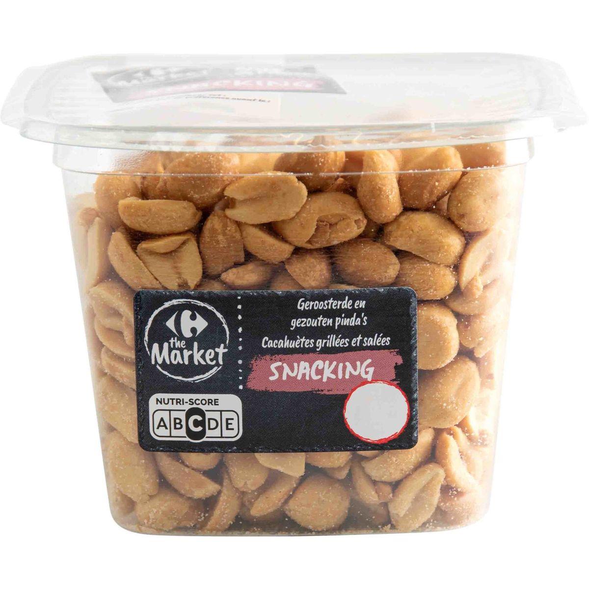 Carrefour The Market Nuts & Fruits Geroosterde en Gezouten Pinda's Snacking 225 g