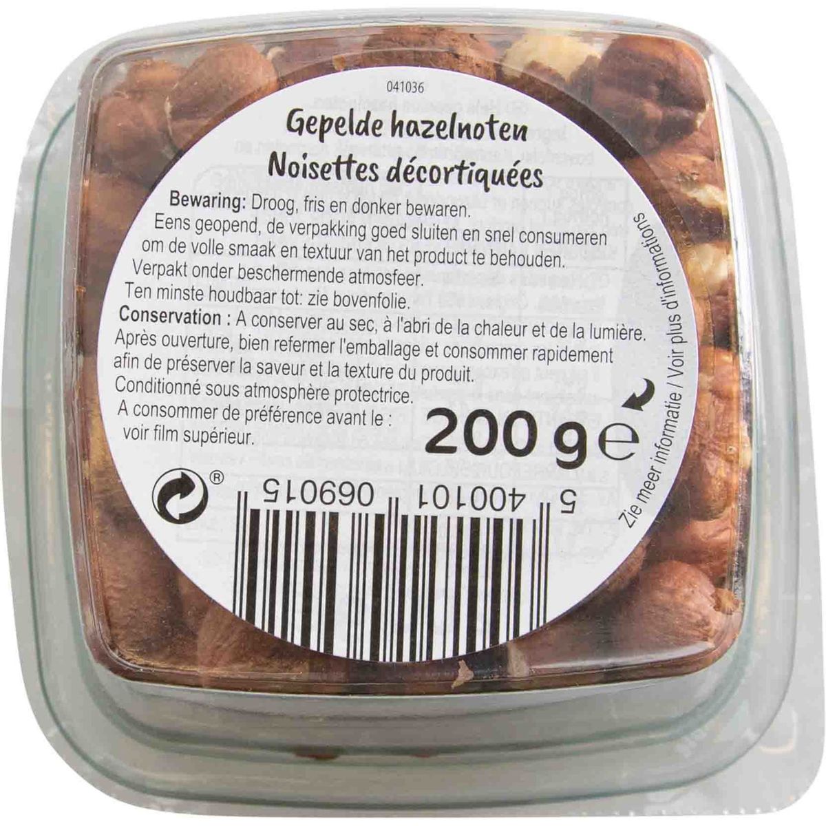 Carrefour The Market Nuts & Fruits Nature Noisettes Décortiquées 200 g