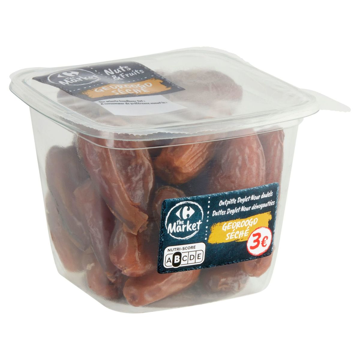 Carrefour The Market Nuts & Fruits Dattes Deglet Nour Dénoyautées Séché 250 g