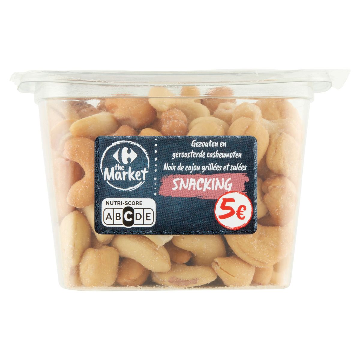Carrefour The Market Nuts&Fruits Gezouten Geroosterde Cashewnoten 200g