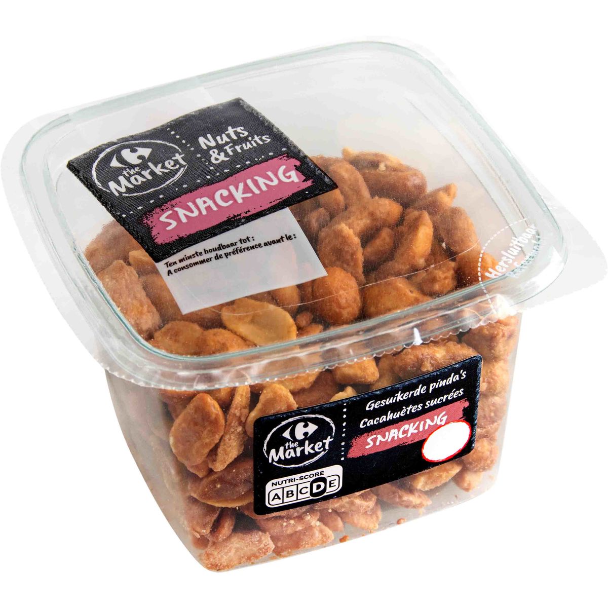 Carrefour The Market Nuts & Fruits Snacking Gesuikerde Pinda's 180 g