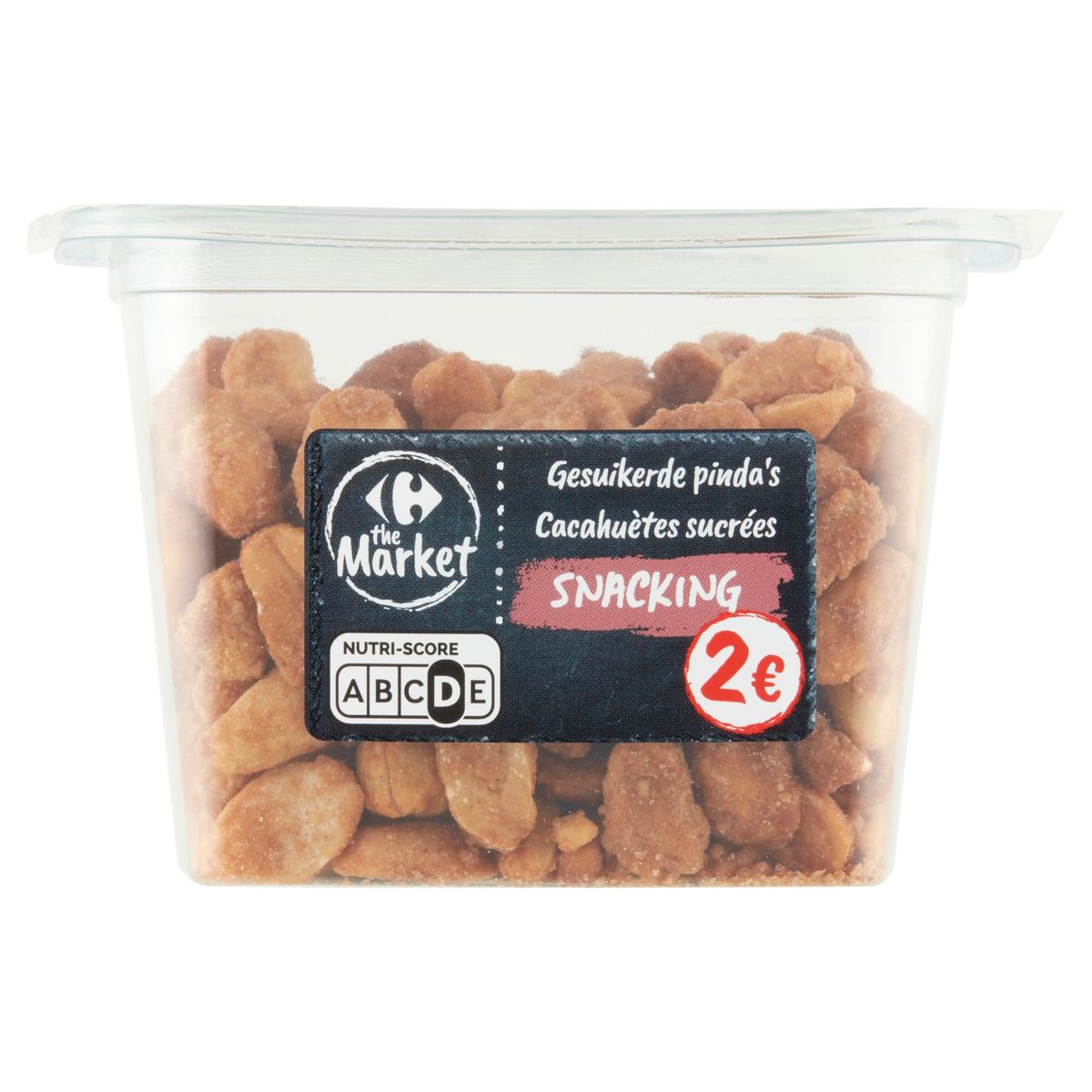 Carrefour The Market Nuts & Fruits Snacking Cacahuètes Sucrées 180 g