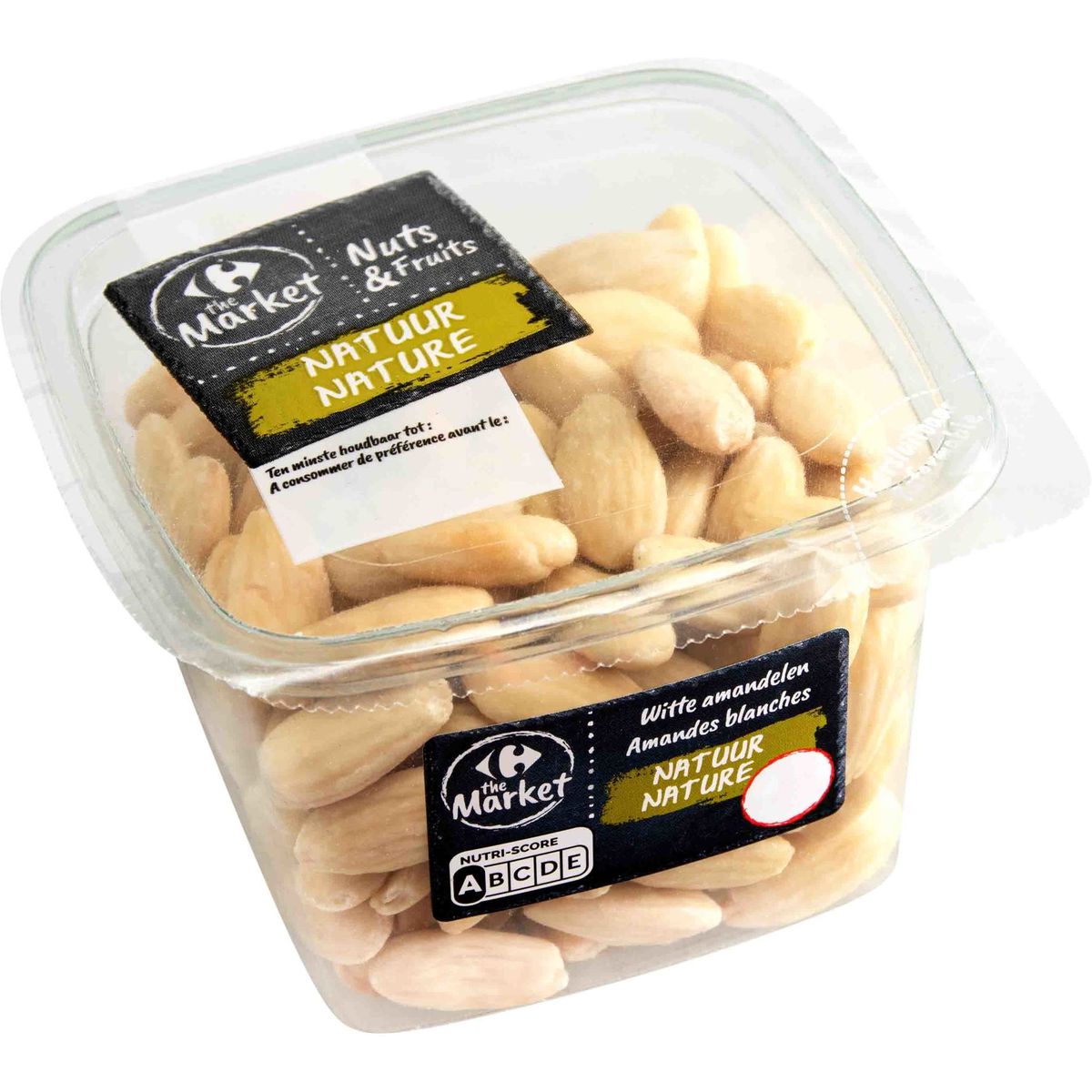 Carrefour Nuts & Fruits Natuur Witte Amandelen 200 g