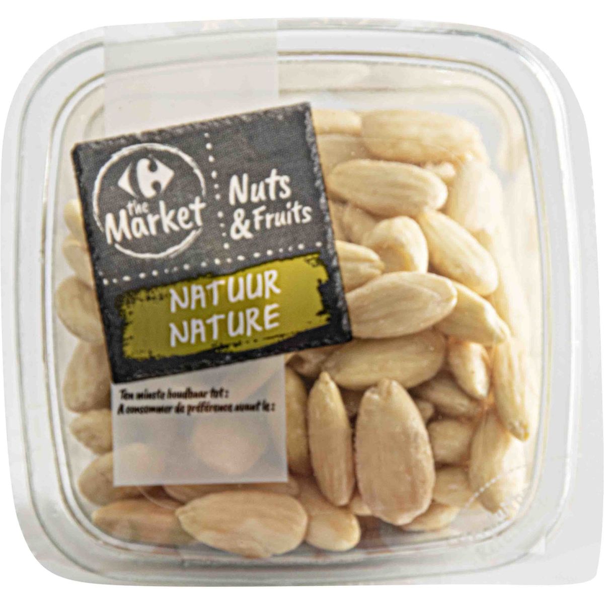 Carrefour Nuts & Fruits Natuur Witte Amandelen 200 g