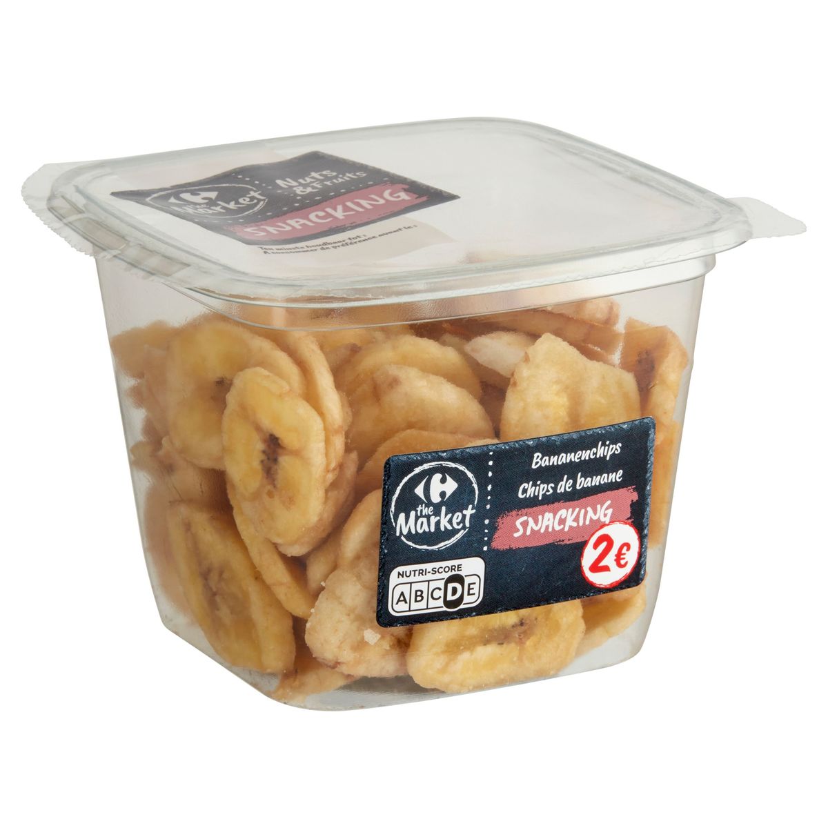 Carrefour The Market Nuts & Fruits Chips de Banane Snacking 110 g
