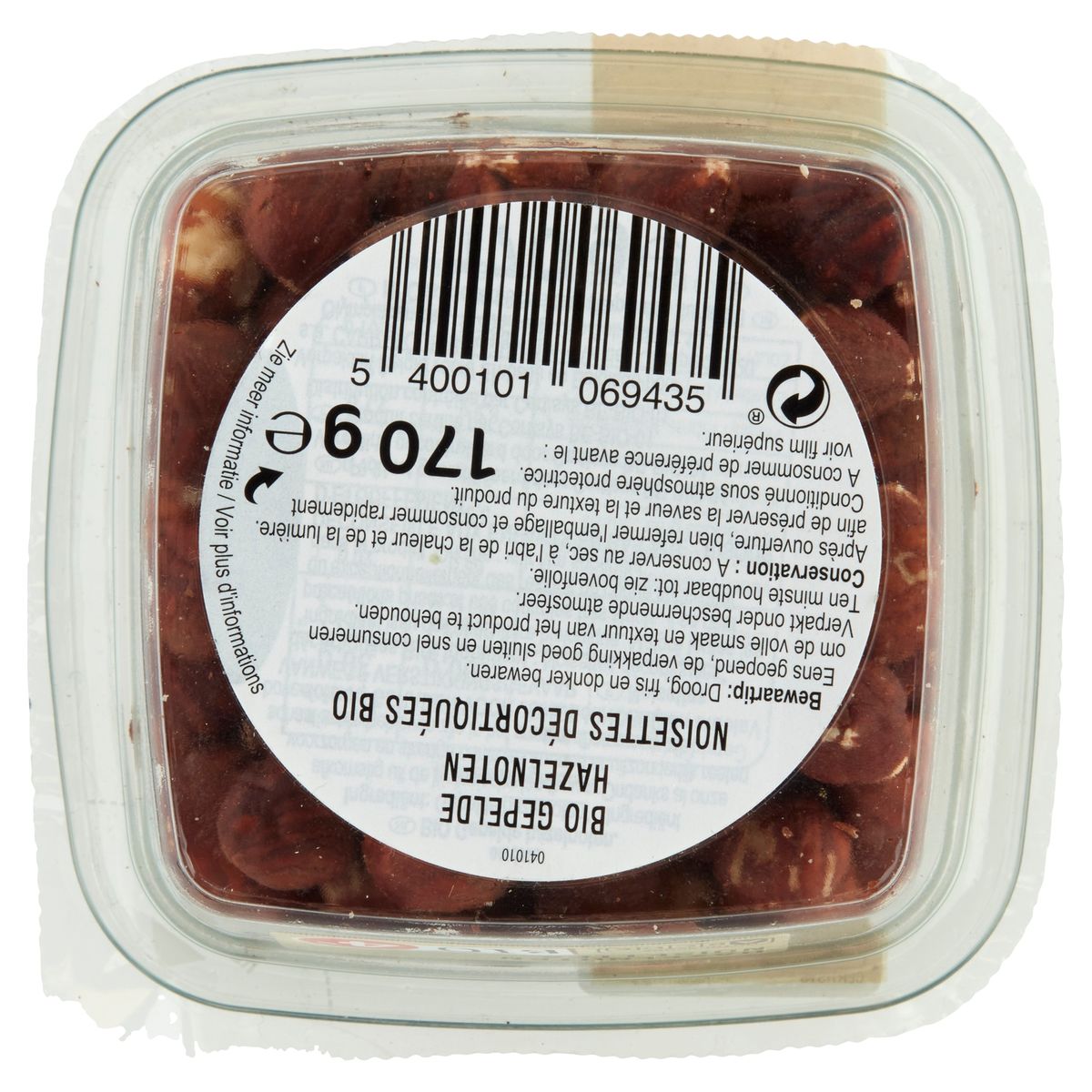 Carrefour Bio Noisettes Bio 170 g