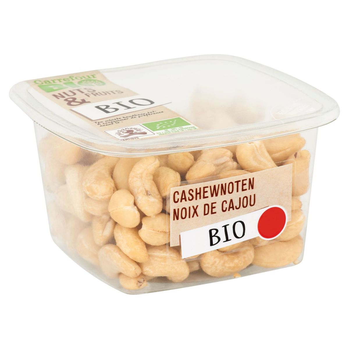 Carrefour Bio Nuts & Fruits Bio Cashewnoten 160 g