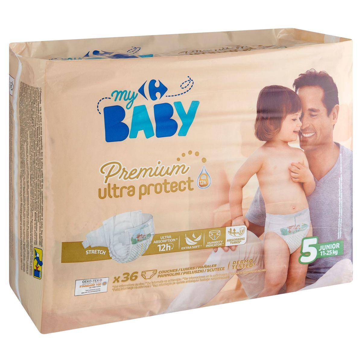 Carrefour Baby Premium Ultra Protect 5 Junior 11-25 kg 36 Couches