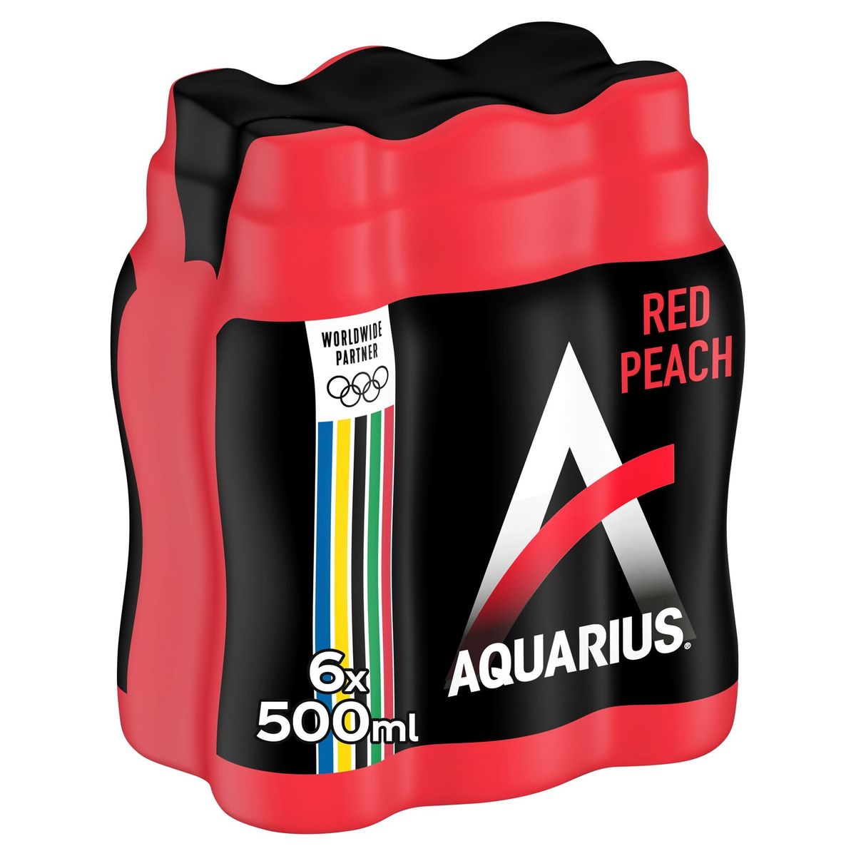 Aquarius Red Peach 6 x 500 ml