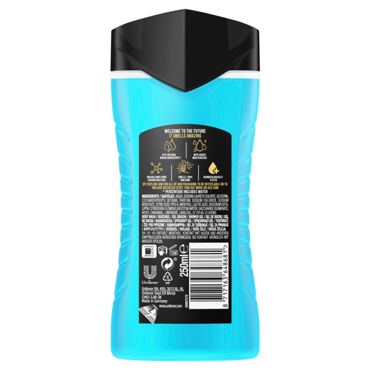 Axe Gel Douche Ice Chill 250 ml Carrefour Site