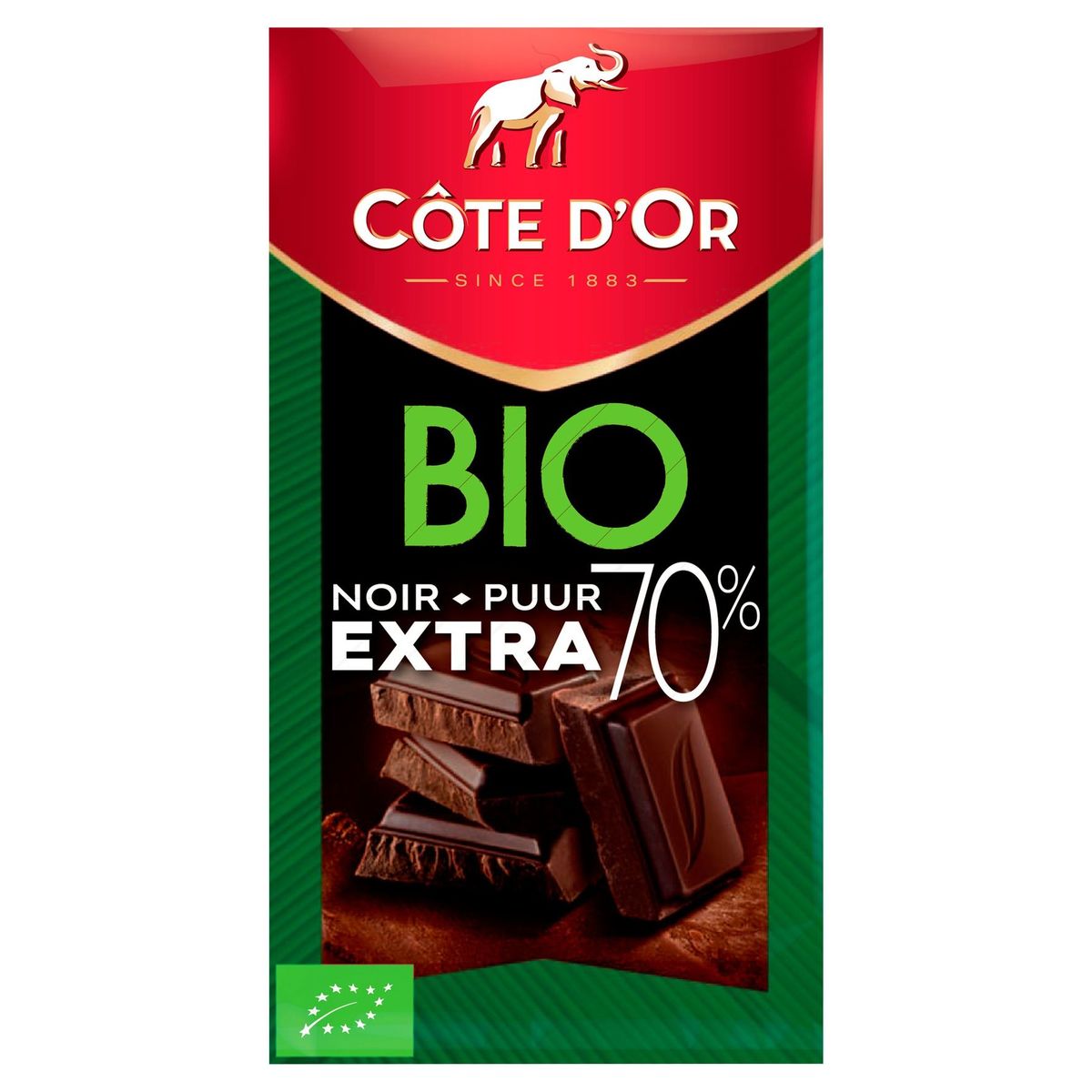 Côte d'Or BIO Tablette De Chocolat Noir Extra 70% 150 g