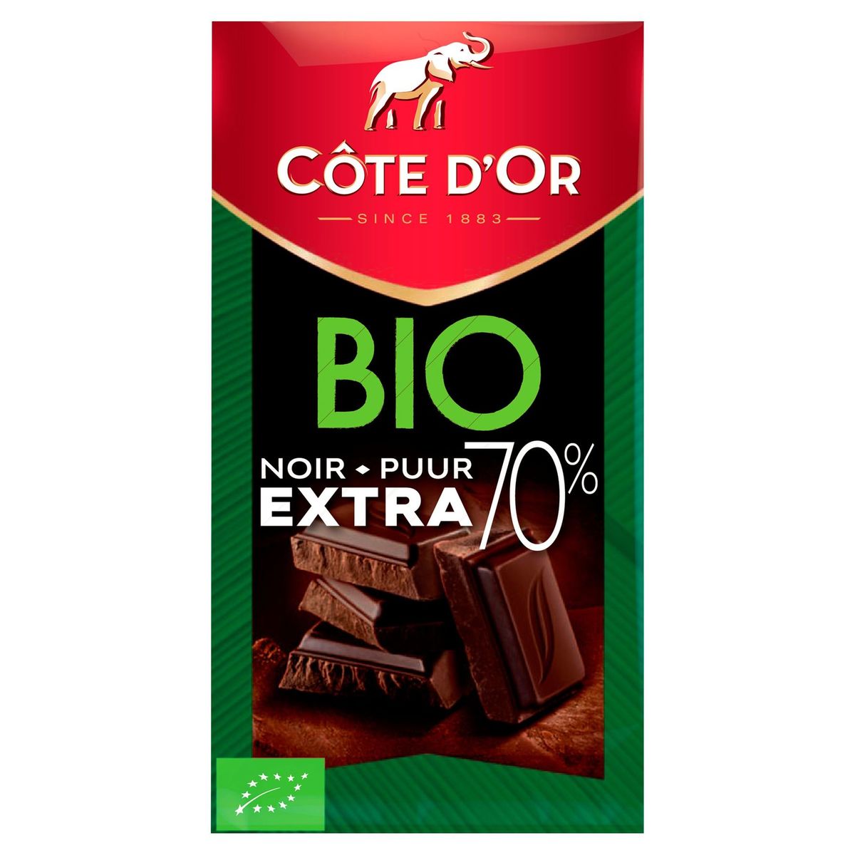 Côte d'Or BIO Pure Chocolade Tablet Extra Puur 70% 150 g