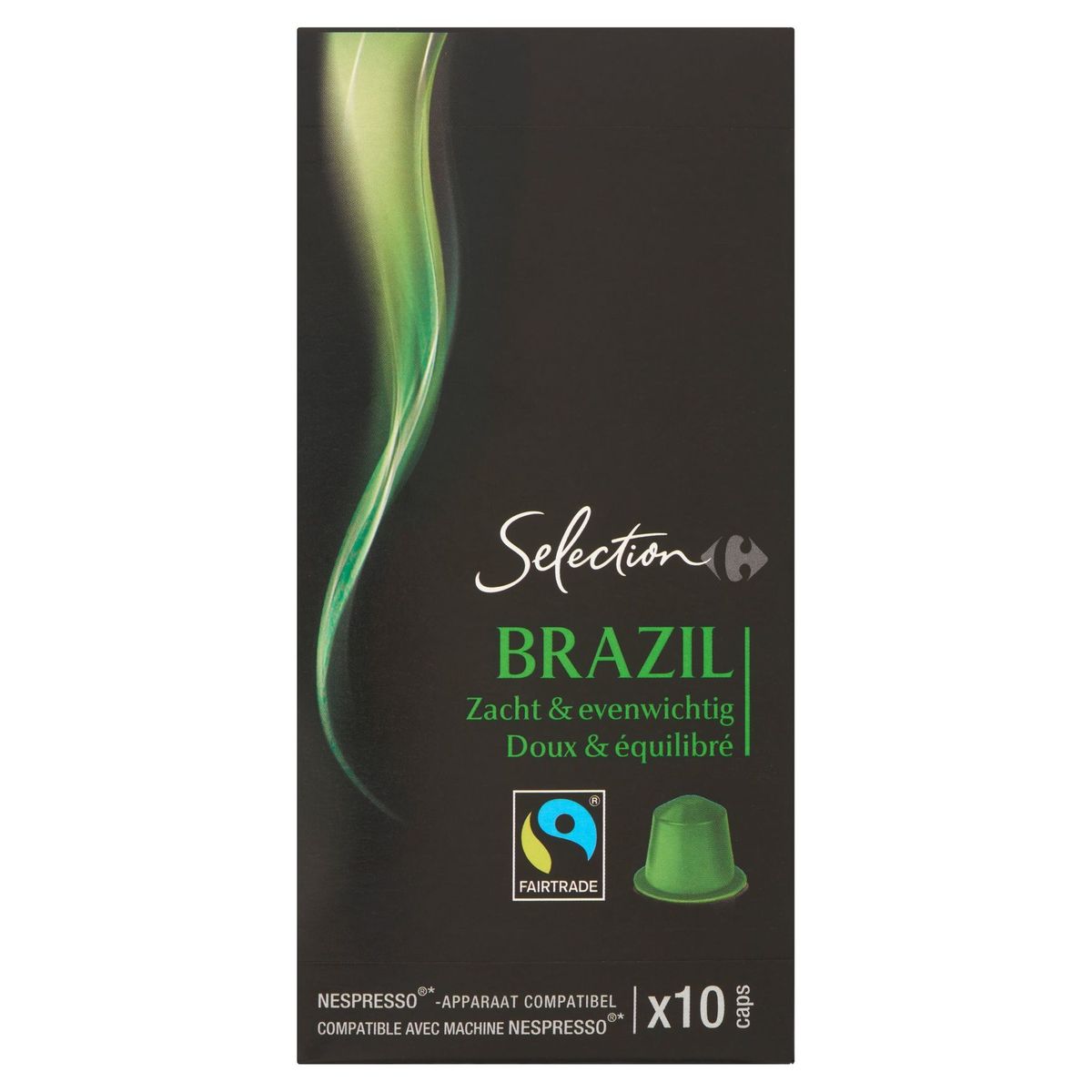 Carrefour Selection Brazil Zacht & Evenwichtig 10 Capsules 52 g