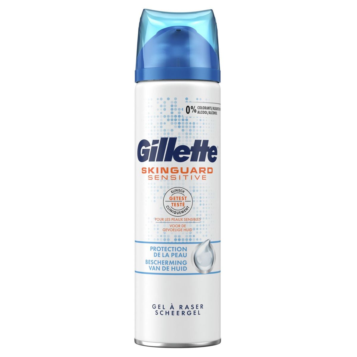 Gillette SkinGuard Sensitive Scheergel Voor Mannen 200 ml