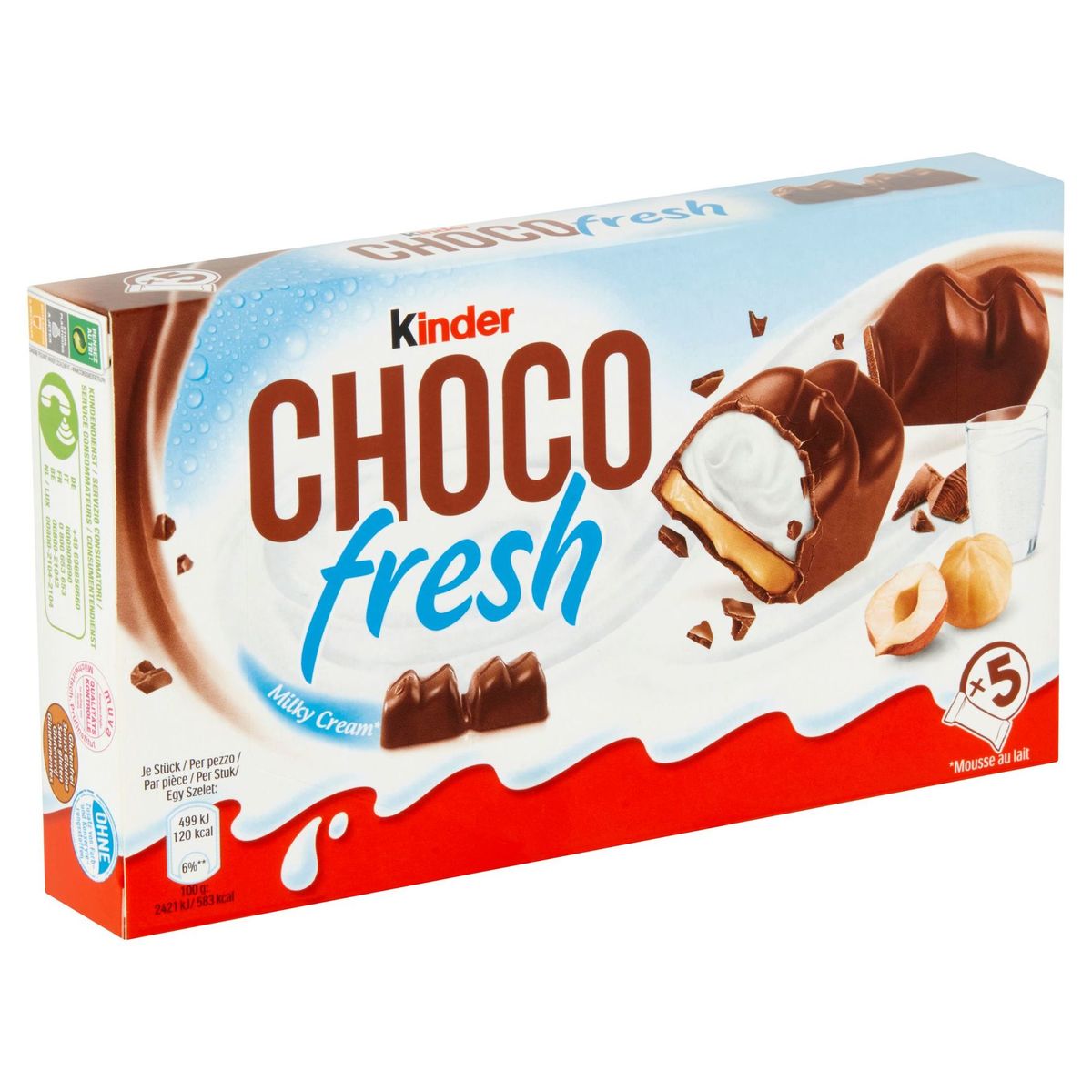 Kinder Choco Fresh 5 Pièces 102.5 g