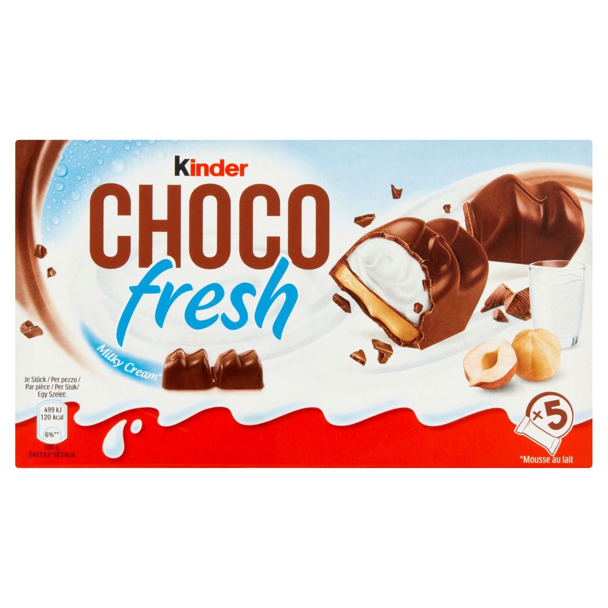 Kinder Choco Fresh 5 Pièces 102.5 g