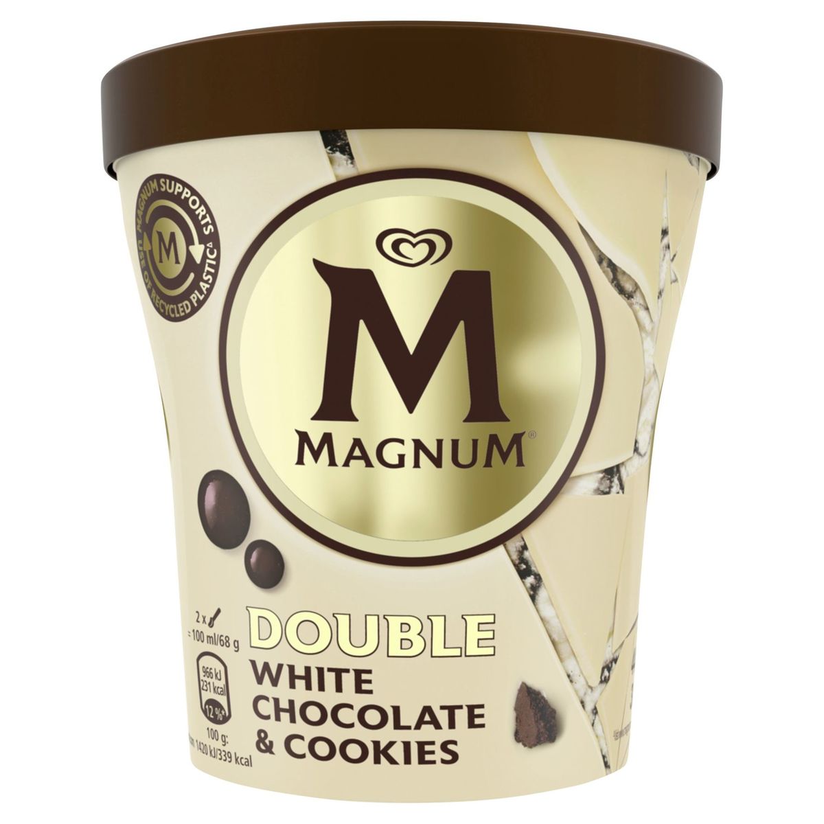 Magnum Ola Ijs Pint White Chocolate & Cookies 440 ml