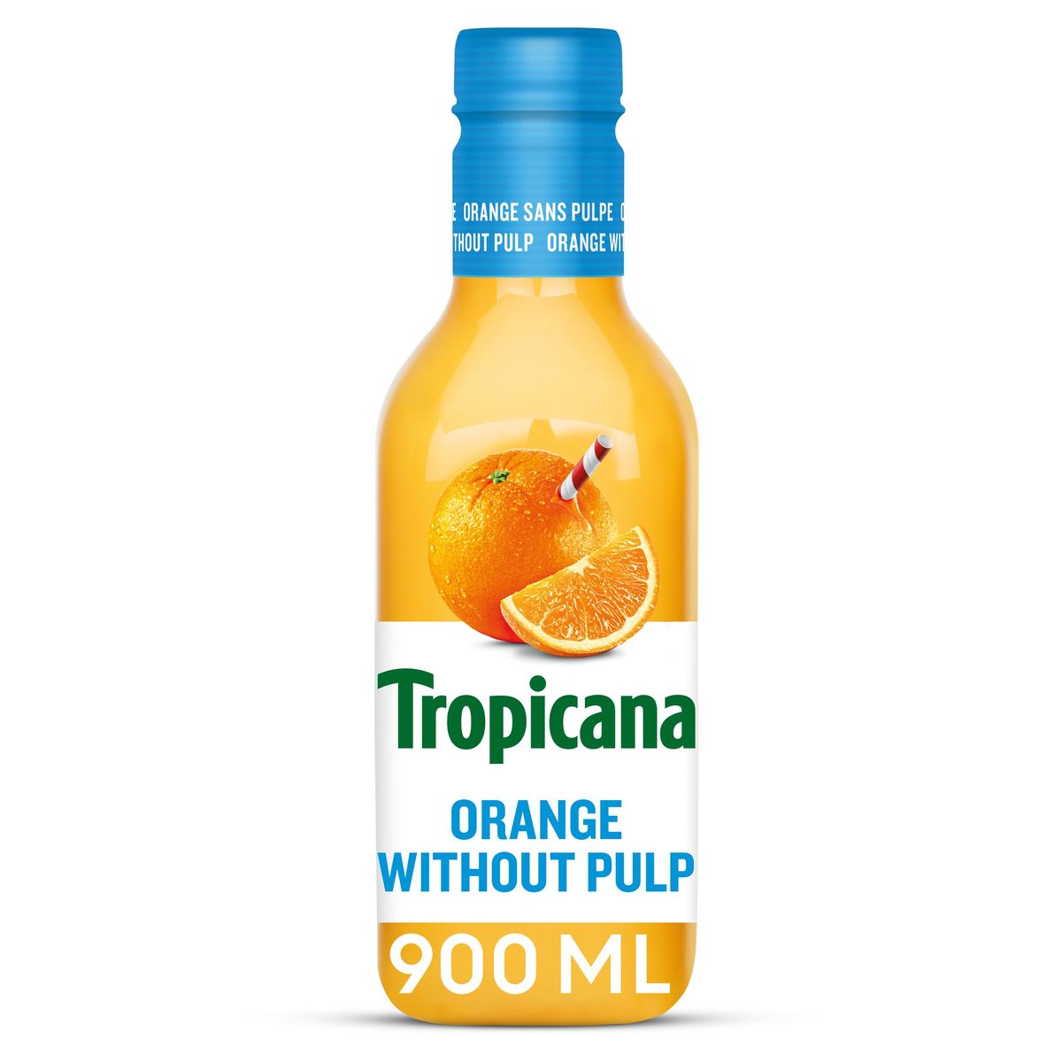 Tropicana Sinaasappelsap Zonder Pulp Vers Fruitsap 90 cl