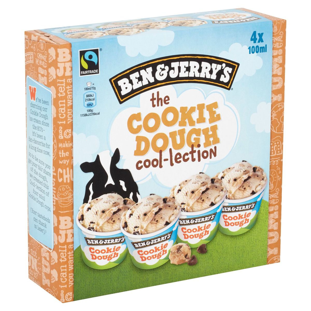 Ben & Jerry's The Cookie Dough Cool-Lection 4 x 100 ml