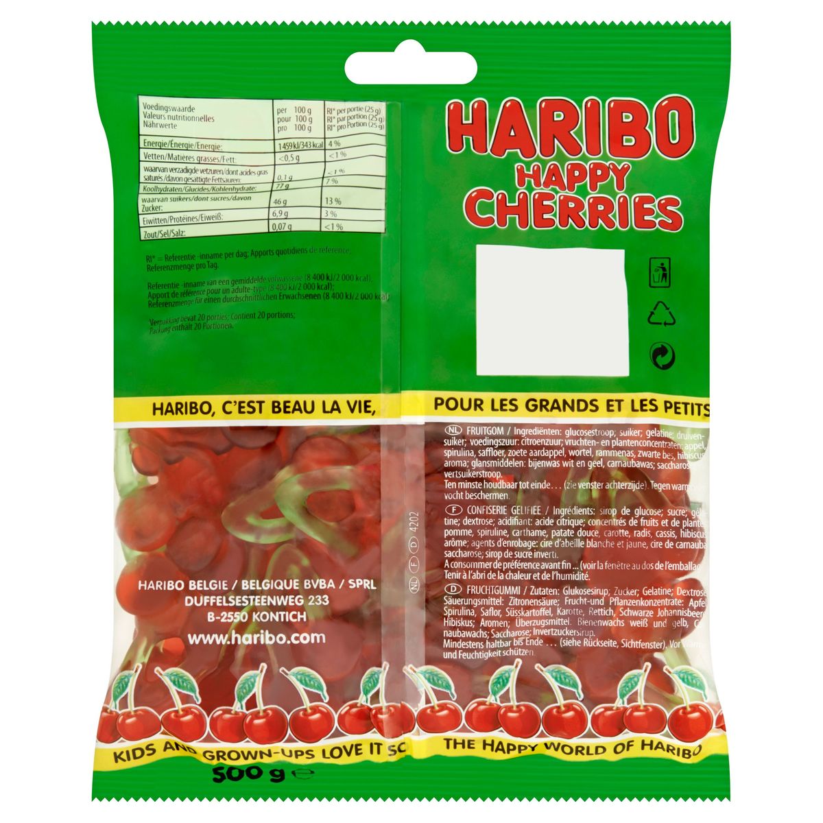 Haribo Happy Cherries 500 g