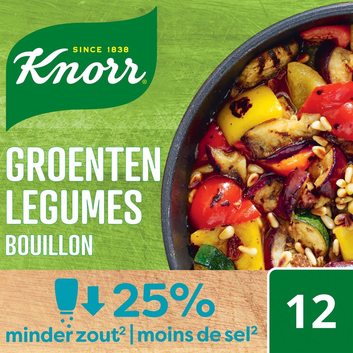 Knorr Bouillon Faiblement Salé Légumes 108 g