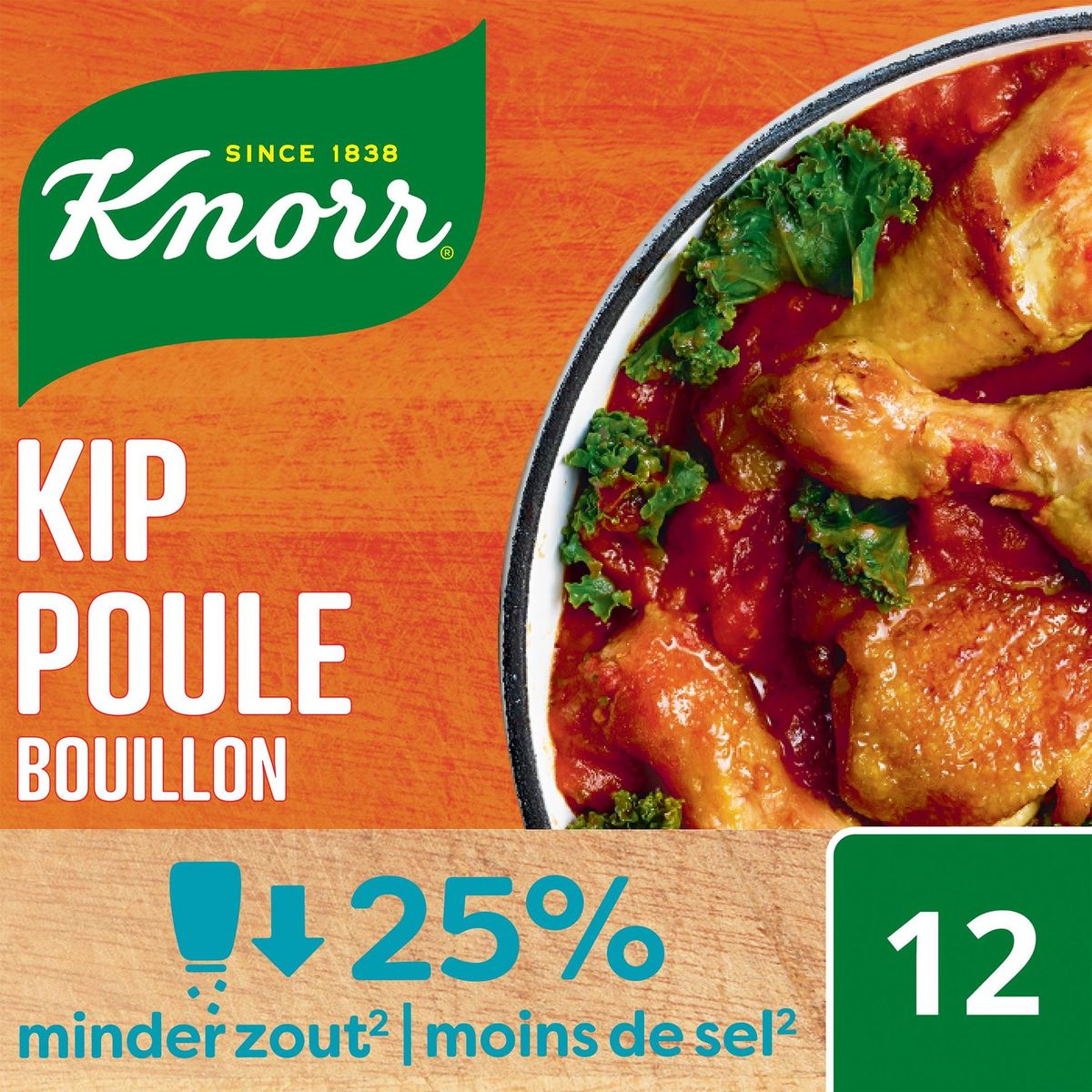 Knorr Bouillon Faiblement Salé Poulet 108 g