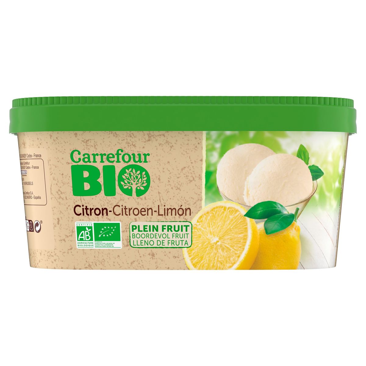 Carrefour Bio Citroen Boordevol Fruit 585 g