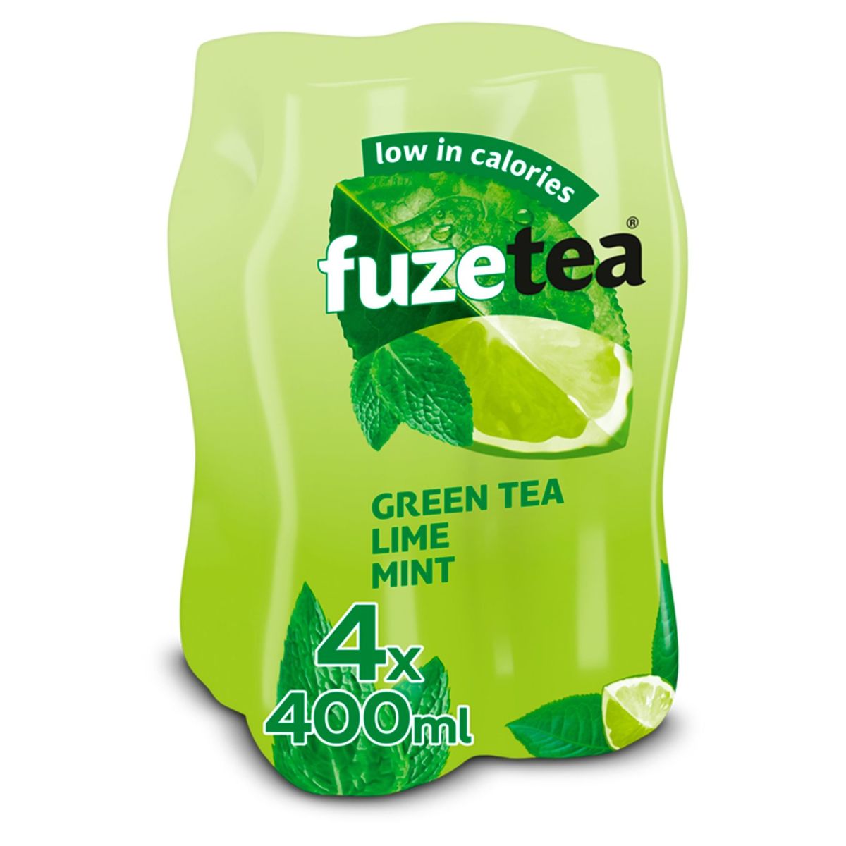 Fuze Tea Green Tea Lime Mint Iced Tea 4 x 400 ml