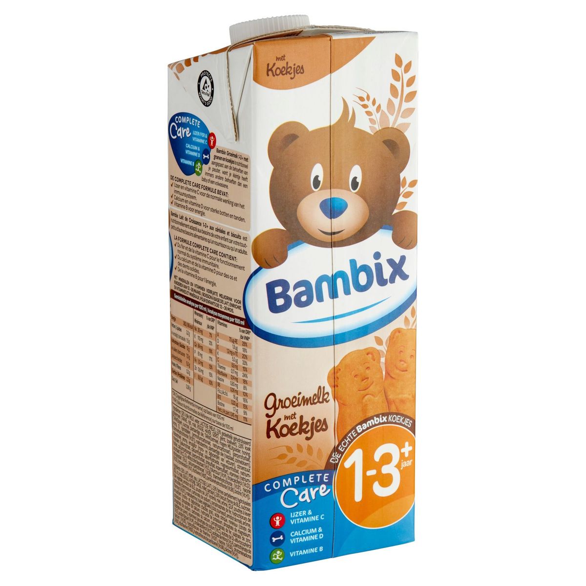 Bambix Complete Care Groeimelk met Koekjes 1-3+ Jaar 1 L