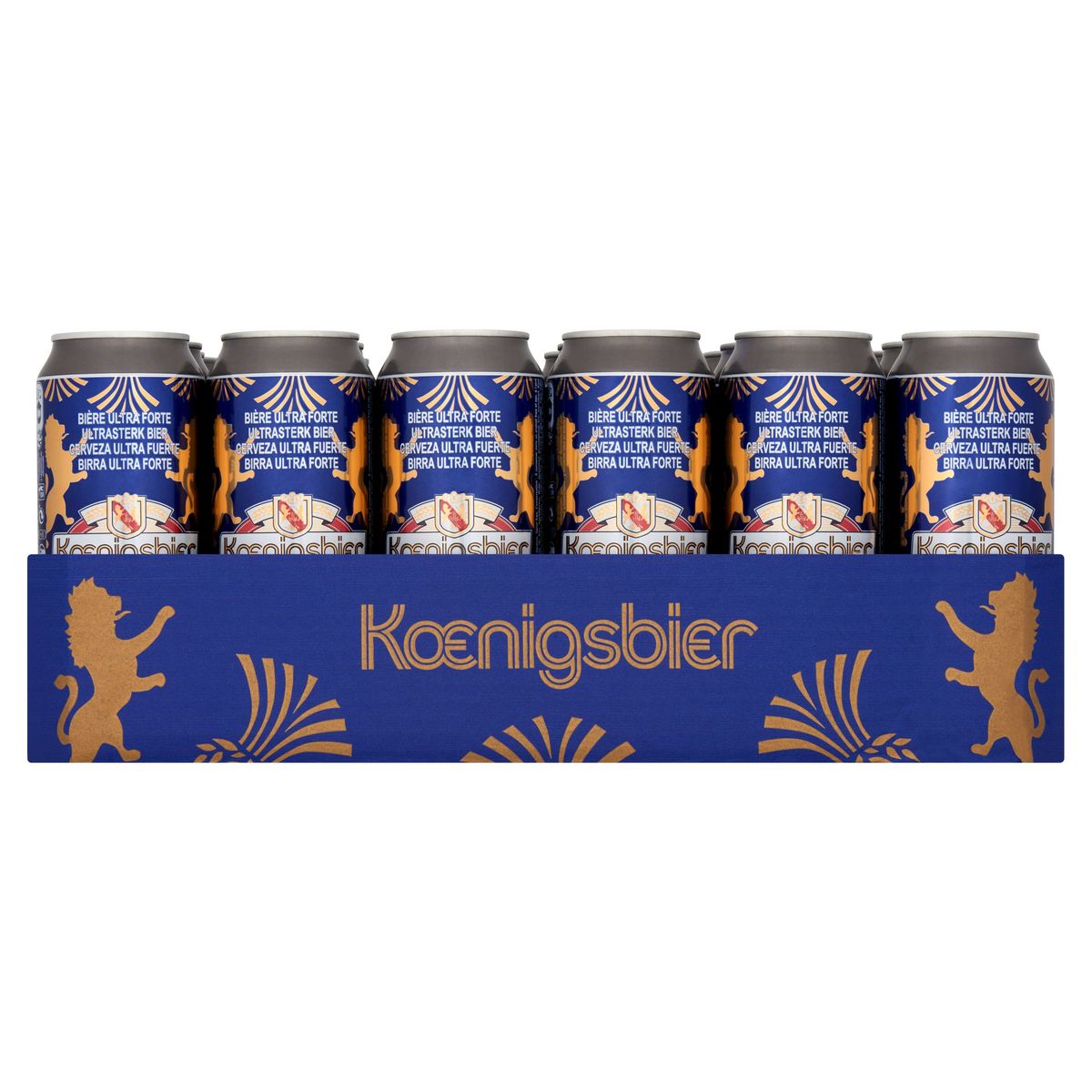 Koenigsbier Bière Ultra Forte Canettes 24 x 50 cl
