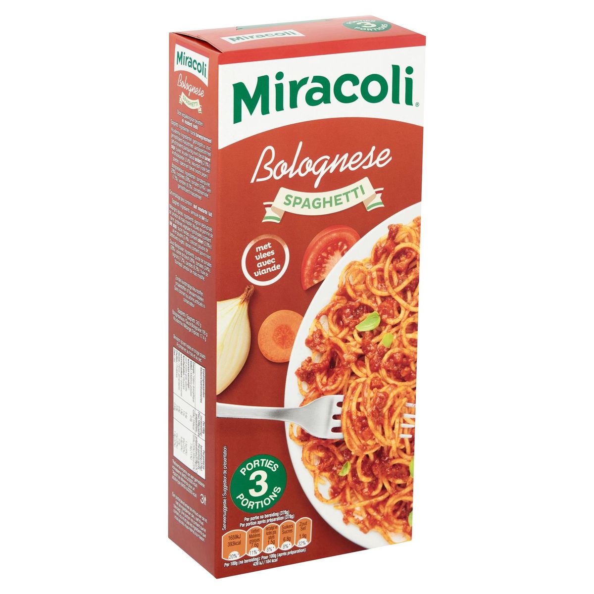 Miracoli Bolognese Spaghetti avec Viande 454.4 g
