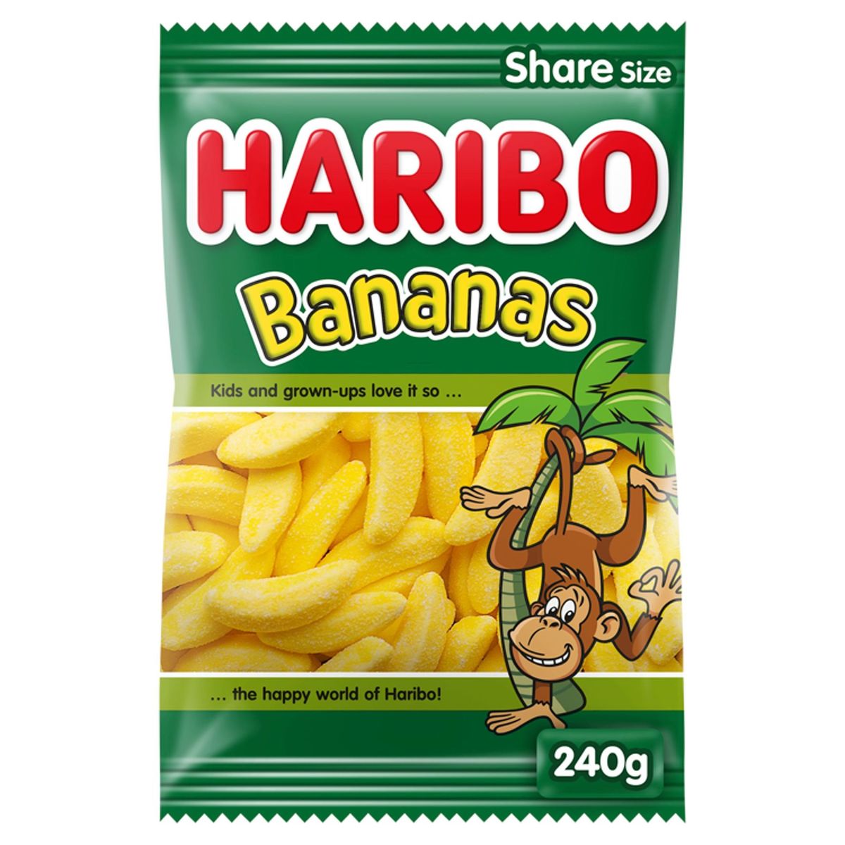 Haribo Bananas Share Size 240 g
