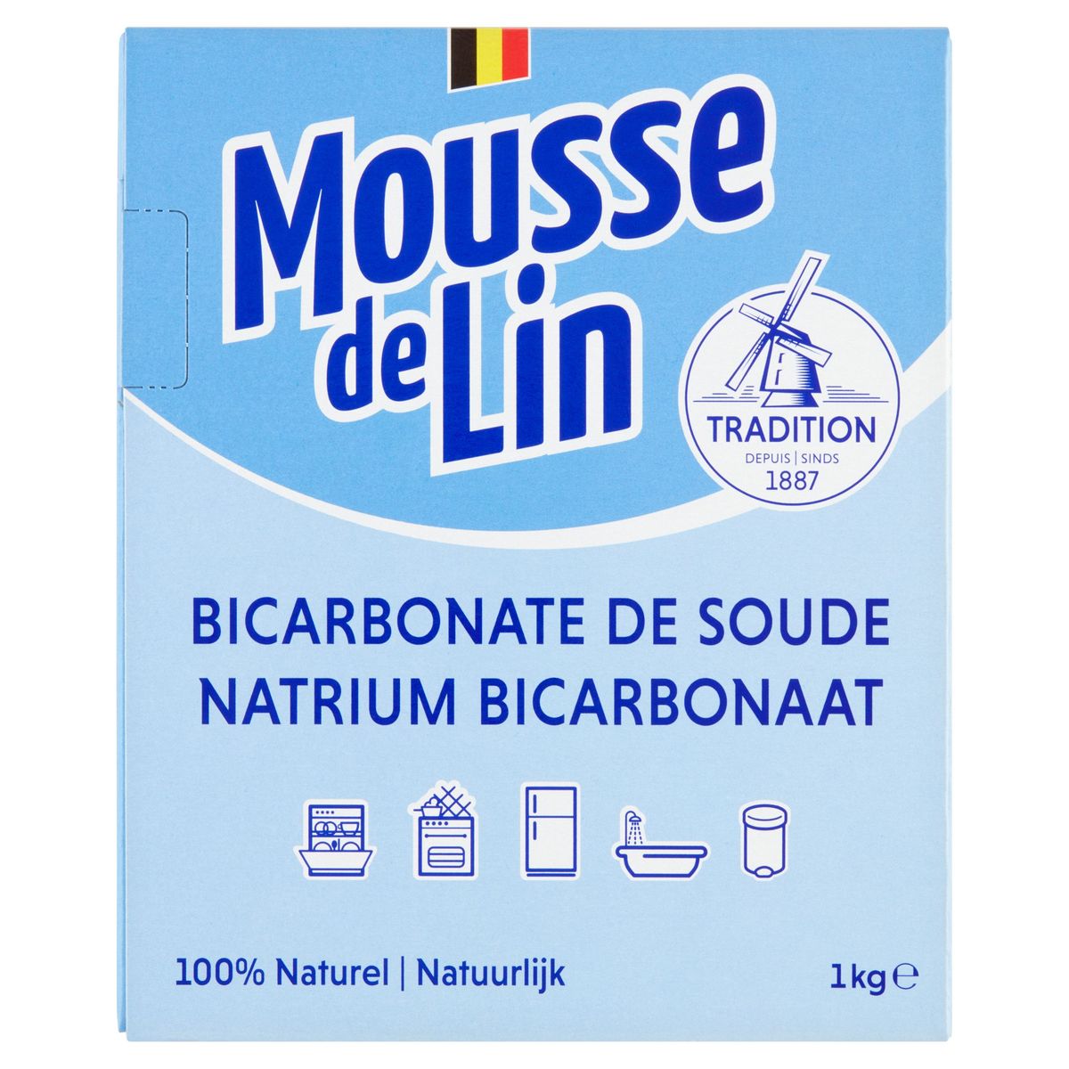 Mousse de Lin Natrium Bicarbonaat 1 kg
