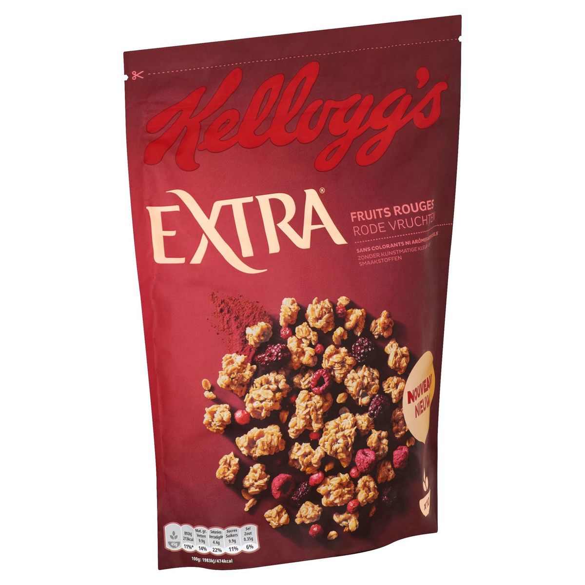 Kellogg's Extra Fruits Rouges 450 g Carrefour Site