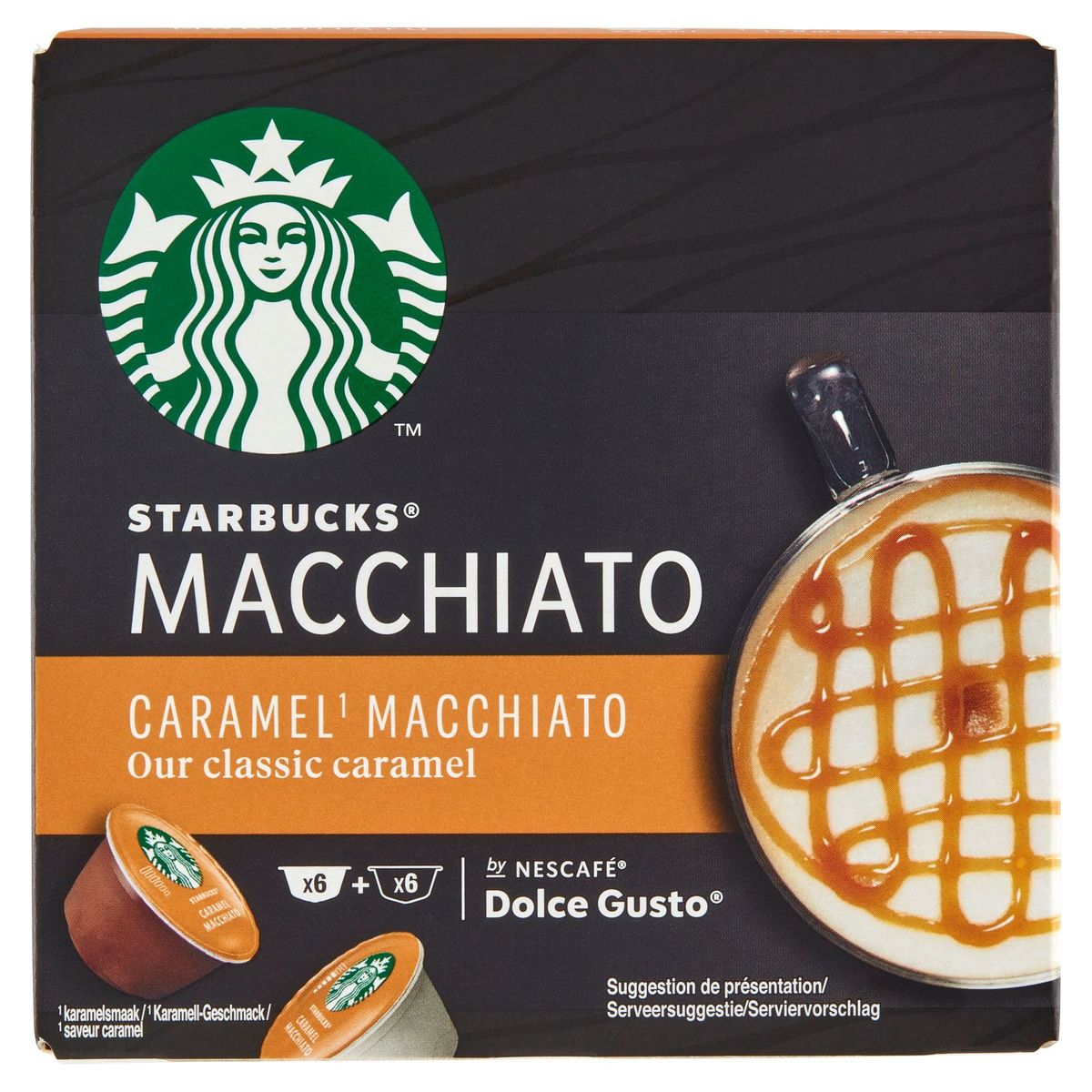 Koffie Starbucks Caramel Macchiato by NESCAFÉ DOLCE GUSTO 12 Capsules