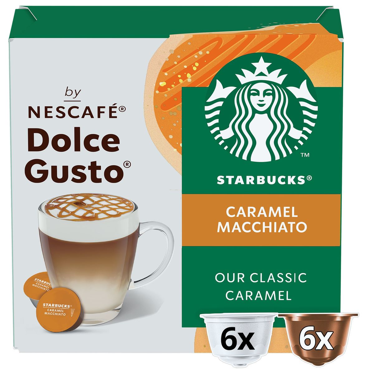 Starbucks by Nescafé Dolce Gusto Café Caramel Macchiato 12caps 3x127.8