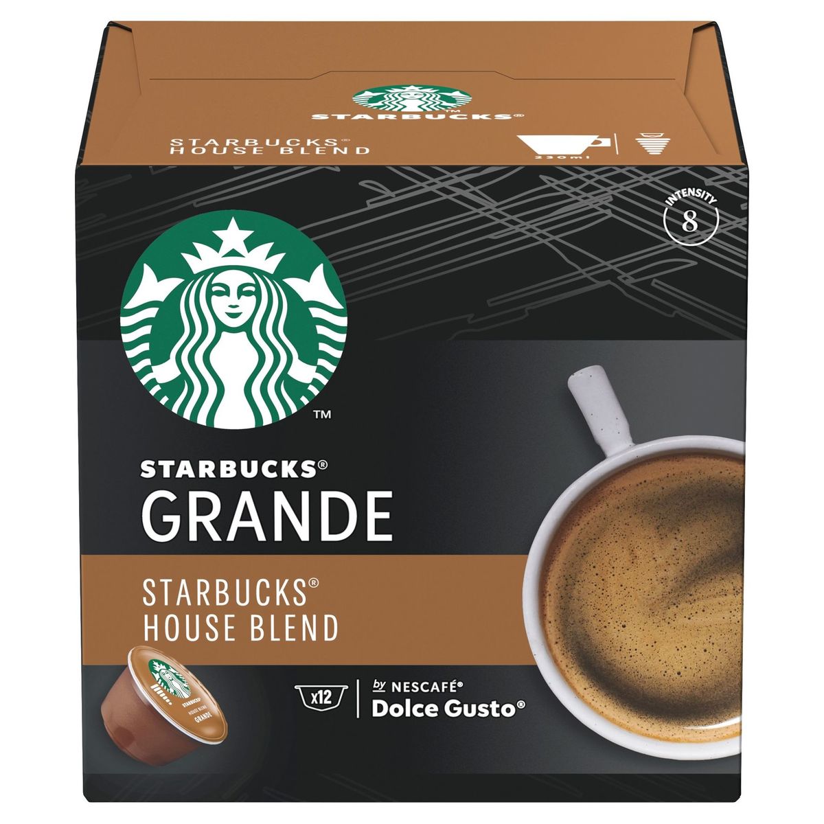 Koffie Starbucks House Blend Medium Branding 12 Capsules