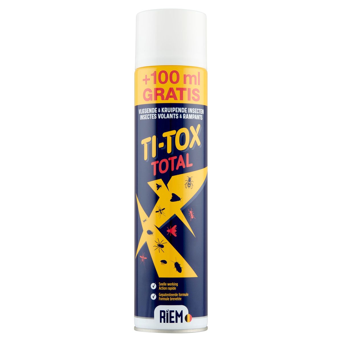 Riem Ti-Tox Total Insectes Volants & Rampants 500 ml + 100 ml Gratis