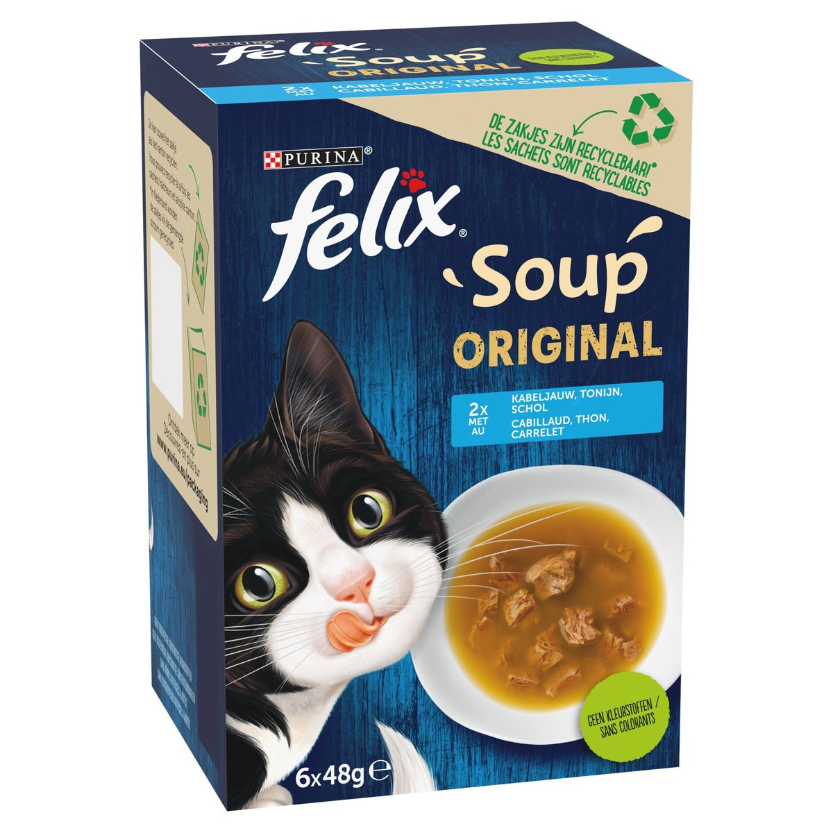 Felix Kat Soup Visselectie 6 x 48 g