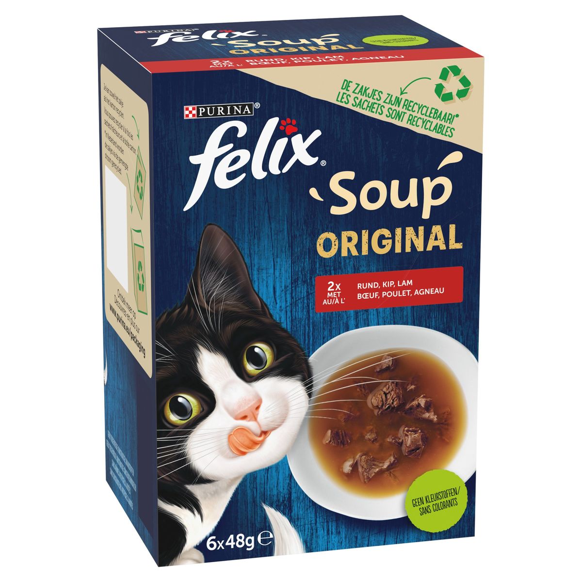 Felix Kat Soup Farm Selectie 6 x 48 g