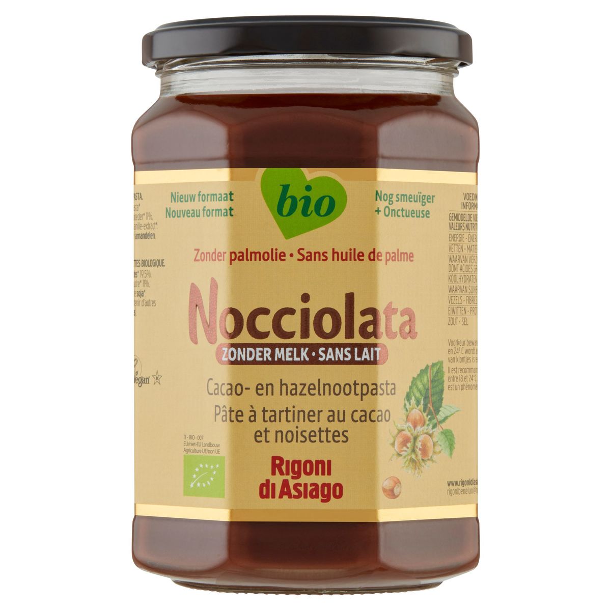Nocciolata Pâte À Tartiner Au Cacao Et Noisettes - Rigoni Di