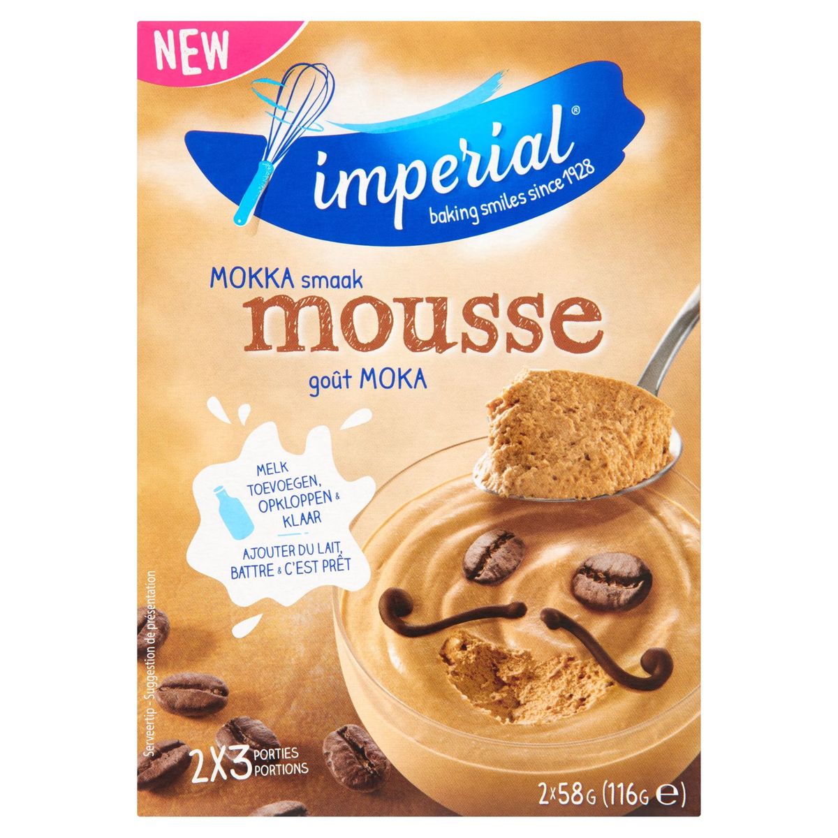 Imperial Mokka Smaak Mousse 2 x 58 g