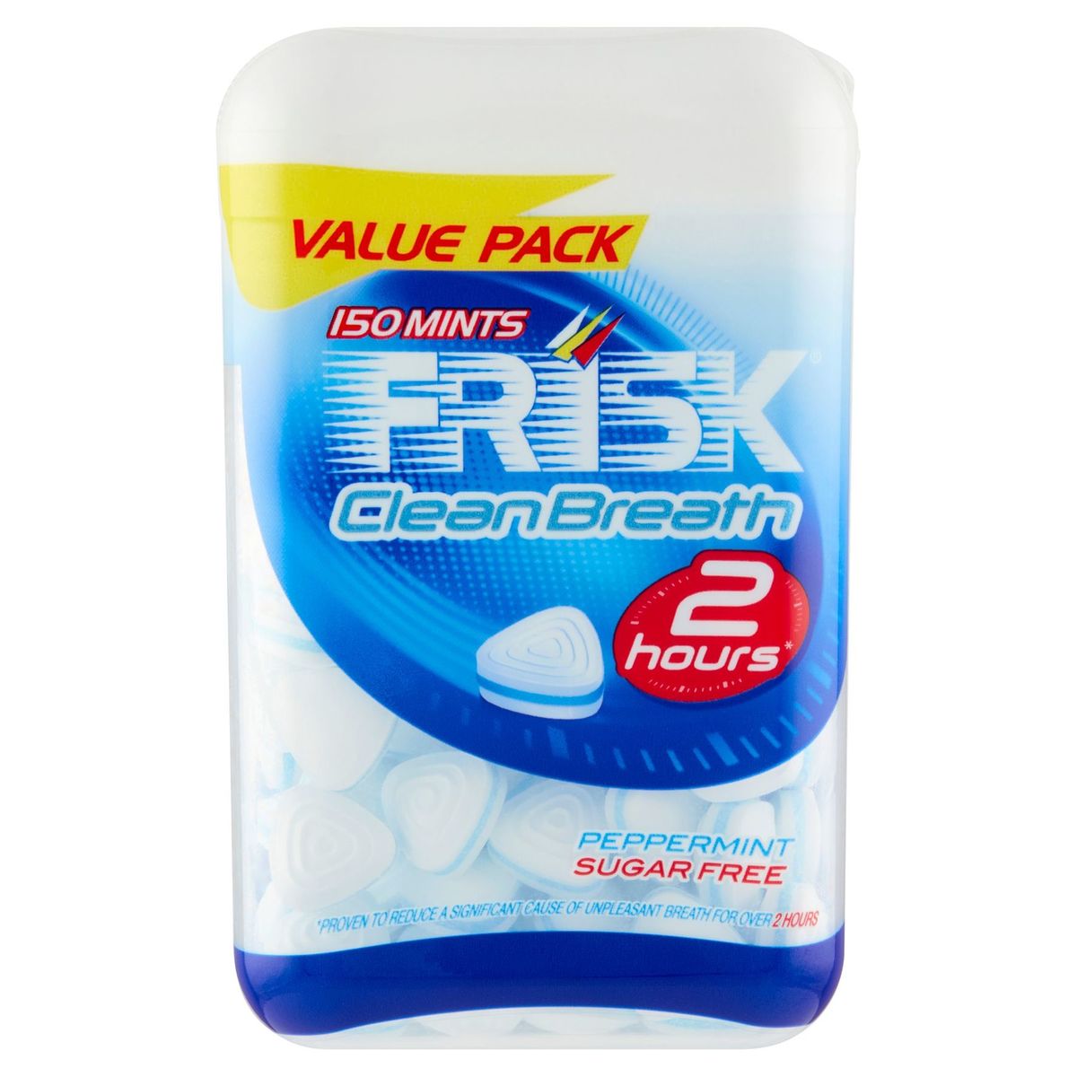 Frisk Clean Breath Peppermint Sugarfree Value Pack 150 Mints 105 g