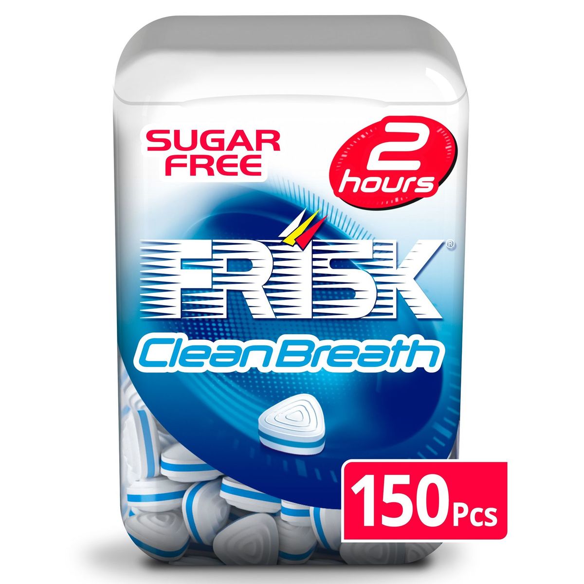 Frisk Clean Breath Peppermint Sugarfree Value Pack 150 Mints 105 g